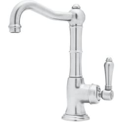 Single Handle Cast Spout Bar Faucet  - Polished Chrome view
