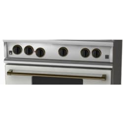 Antique Brass Trim Option for 30 Inch and 36 Inch Wall Oven - Front View view