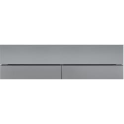 72 Inch Solid Stainless Steel Grille for Dual Flush Inset (Requires Dual Installation Kit) - Stainless Steel Dual Flush Inset Grille Panel view