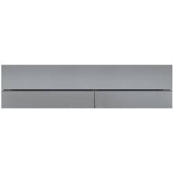66 Inch Solid Stainless Steel Grille Panel for Dual Flush Inset Installation (Requires Dual Installation Kit) - 66" Dual Flush Inset Stainless Grille Panel view