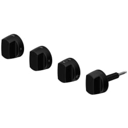 Black Knobs - 5 Piece Set - Knobs view