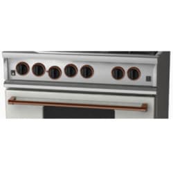 Antique Copper Trim Option for 24 Inch Wall Oven - Front View view