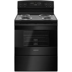 30 Inch Freestanding Electric Range - Amana 30 Inch Electric Range in Black view