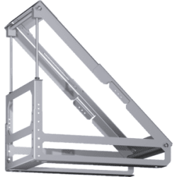 Left/Right Island Chimney Range Hood Adapter for Slanted Roof - Side View view