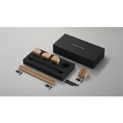 Wine Columns Display Kit (Four Cradles and Rail  - Wine Columns Display Kit view