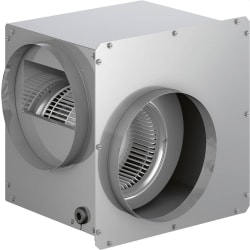 In-line Blower for Designer Collection Lift DLI-E30ASX and DLI-E36ASX Hoods - Silver - Front View view
