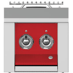 12 Inch Built-In Double Side Burner  - Front View view