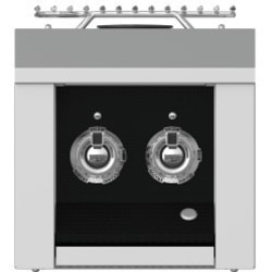 12 Inch Built-In Double Side Burner - Front View view