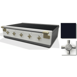 36 Inch Induction Rangetop  - 36 Inch Induction Rangetop in Angle View view