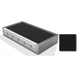 48 Inch Induction Rangetop  - 48 Inch Induction Rangetop in Angle View, Color Displayed: Stainless Steel view