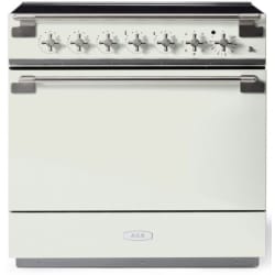 36 Inch Freestanding Induction Range  - AGA 36 Inch Freestanding Induction Range Antique Brass Trim view