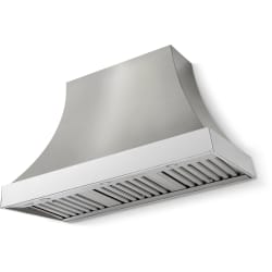 48 Inch Concave Wall Mount Hood (No Banding)  - 48 Inch Concave Wall Mount Hood (No Banding) view