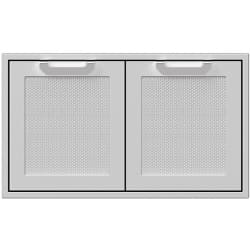 36 Inch Double Storage Doors: Stainless Steel - 36 Inch Double Storage Doors view