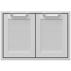 30 Inch Double Storage Doors: Stainless Steel - 30" Double Storage Drawers view