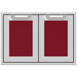 30 Inch Double Storage Doors: Tin Roof Burgundy - 30" Double Storage Drawers view
