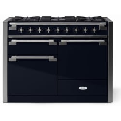48 Inch Freestanding Dual Fuel Range  - AGA 48 Inch Freestanding Dual Fuel Range Antique Brass Trim view