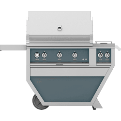 Color Panels for 36 Inch Deluxe Grills for models GABR36CX2 / GMBR36CX2 GS: Dark Gray/Pacific Fog - Color Panels for 36 Inch Deluxe Grills for models GABR36CX2 / GMBR36CX2 GS in Dark Gray view