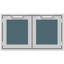36 Inch Double Sealed Pantry Storage Doors: Pacific Fog - 36 Inch Double Sealed Pantry Storage Doors view