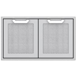 36 Inch Double Sealed Pantry Storage Doors: Stainless Steel - 36" Double Sealed Pantry Storage Doors view