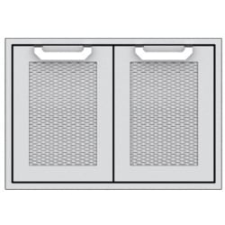 30 Inch Double Storage Doors: Stainless Steel - 30" Double Storage Doors view