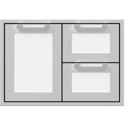 30 Inch Double Drawer and Storage Door Combination: Froth - Front View view