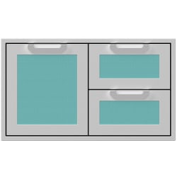 36 Inch Double Drawer and Storage Door Combination: Bora Bora - 36 Inch Double Drawer and Storage Door Combination view