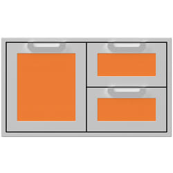 36 Inch Double Drawer and Storage Door Combination: Citra - 36 Inch Double Drawer and Storage Door Combination view