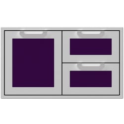 36 Inch Double Drawer and Storage Door Combination: Lush - 36 Inch Double Drawer and Storage Door Combination view