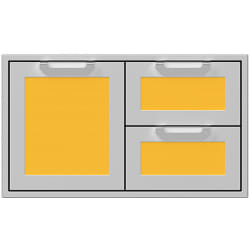 36 Inch Double Drawer and Storage Door Combination: Sol - 36 Inch Double Drawer and Storage Door Combination view