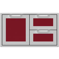 36 Inch Double Drawer and Storage Door Combination: Tin Roof - 36 Inch Double Drawer and Storage Door Combination view