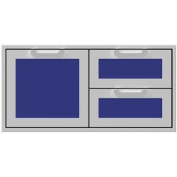 42 Inch Double Drawer and Storage Door Combination: Prince - 42 Inch Double Drawer and Storage Door Combination view