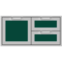 42 Inch Double Drawer and Storage Door Combination: Grove - 42 Inch Double Drawer and Storage Door Combination view
