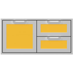42 Inch Double Drawer and Storage Door Combination: Sol - 42 Inch Double Drawer and Storage Door Combination view