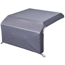 Carbon Fiber Vinyl Cover For 24-Inch Outdoor Power Burner - Front View view