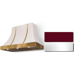 36 Inch Concave Wall Mount Hood  - 36 Inch Concave Wall Mount Hood in Front View view