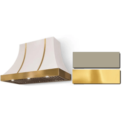 36 Inch Concave Wall Mount Hood  - 36 Inch Concave Wall Mount Hood in Front View view