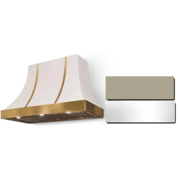36 Inch Concave Wall Mount Hood  - 36 Inch Concave Wall Mount Hood in Front View view