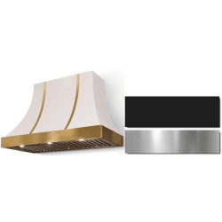 36 Inch Concave Wall Mount Hood  - 36 Inch Concave Wall Mount Hood in Front View view