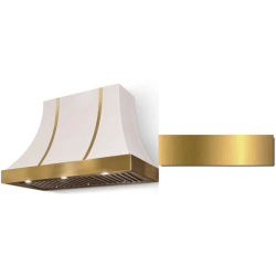 36 Inch Concave Wall Mount Hood  - 36 Inch Concave Wall Mount Hood in Front View view