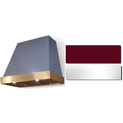 36 Inch Trapezoid Wall Mount Range Hood  - 36 Inch Trapezoid Wall Mount Range Hood in Front View view