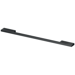 Contemporary Fine Black 1 pc Handle Kit for DishDrawer™, Dishwasher and select 24 Inch Minimal Style Wall Ovens, Steam Ovens and Speed Ovens (One Handle Included) - handle view