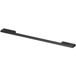 Contemporary Square Fine Black 2 pc Handle Kit 30" RS3084 Bottom Mount Column - Square Fine Black Handle Kit for Integrated Refrigerator Freezer, 30-inch view