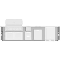 12 Ft. Outdoor Living Suite  - 12 Ft. Outdoor Living Suite with Side Burner (No Countertop) view