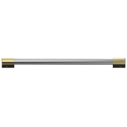 Professional Round Flush Brass Handle Kit, Compatible  - Professional Round Flush Handle for Ranges, 36" view