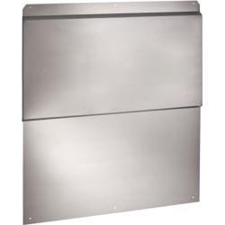 48 Inch Telescopic Backsplash in Stainless Steel - Front View view