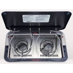 23 Inch Electric Cooktop  - 240V Alcohol/Electric 2 Burner view