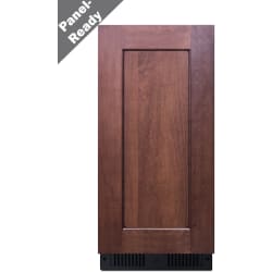 15 Inch Undercounter Refrigerator with 2.2 cu. ft. Capacity, 3 Glass Shelves, Door Storage, Lock, LED Light, Digital Controls, Sabbath Mode and ADA Compliant: Panel Ready, Black Cabinet - 15 Inch Undercounter Refrigerator view