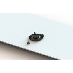 12 Inch Modular Gas Cooktop - Altar 1 Burner view