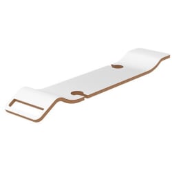 9 Bath Rack: White - Tombolo 9 Bath Rack - White view