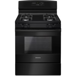 30 Inch Gas Range - 30 Inch Gas Range in Black Finish from Amana view